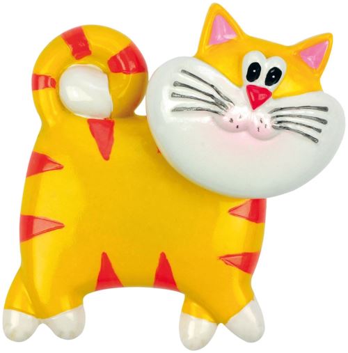Blue Bug Gifts Magnet Aimant Bobblehead - 6 animaux différents - Chat Jaune