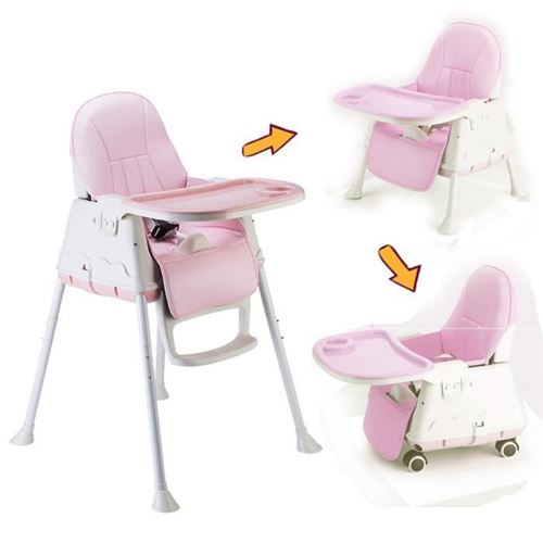 Chaise Haute Bebe 3 En 1 Dossier Tablette Hauteur Reglable Rose Chaises Hautes Et Rehausseurs Achat Prix Fnac Chaise Haute Bebe 3 En 1 Dossier Tablette Hauteur Reglable Rose Chaises Hautes Et Rehausseurs Achat Prix Fnac