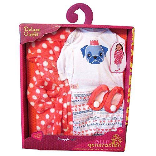 Our generation Snuggle Up! PJs 18 Doll clothes Robe Pajamas