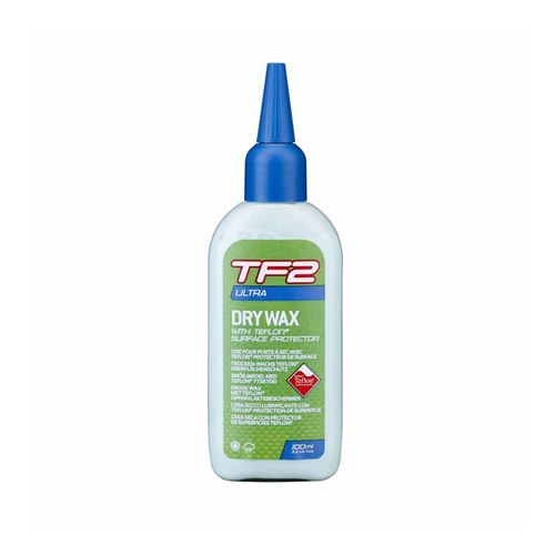 Lubrifiant velo weldtite tf2 ultra dry wax au teflon pour chaine (100ml) resiste a l'eau