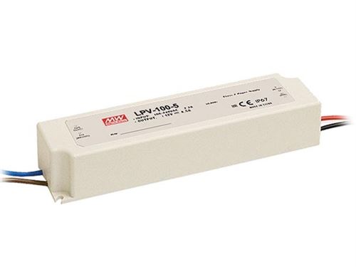 Alimentation à découpage - 1 sortie - 100 w - 5 v velleman lpv-100-5