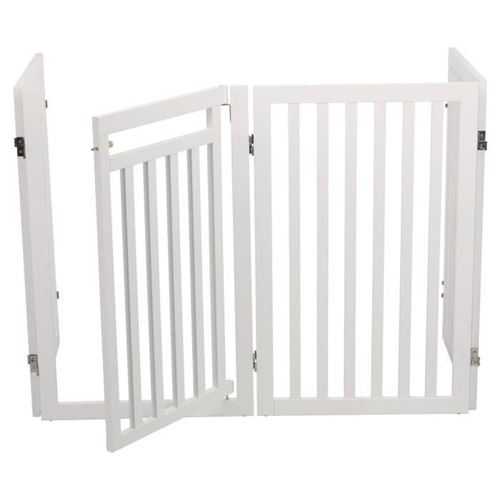 TRIXIE Portail pour chiens 60-160 cm Blanc 39363