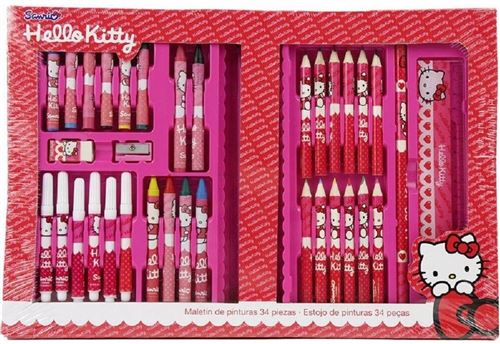 Sanrio jeu Hello Kittyde caractères 32 x 22 cm 34 pièces dans le coffret