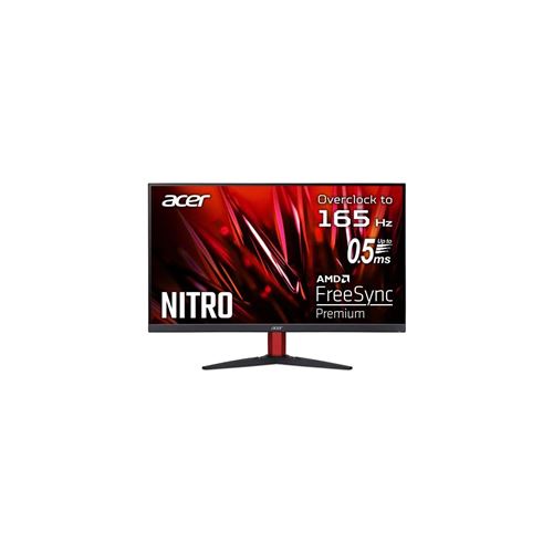 Acer Nitro KG242Y Pbmiipx - KG2 Series - LED-monitor - 23.8 - 1920 x 1080 Full HD (1080p) @ 165 Hz - IPS - 250 cd/m² - 0.5 ms - 2xHDMI, DisplayPort - luidsprekers - zwart