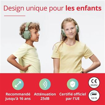 Protections auditives pour enfant Alpine Muffy Menthe