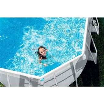 Piscine tubulaire Intex - Ovale - Prism Frame - 4 x 2 x 1 m