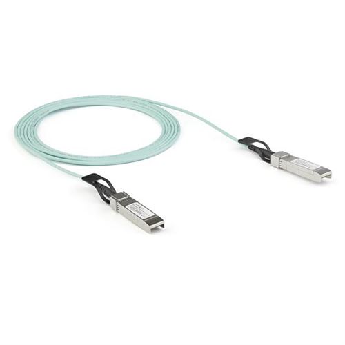startech dell emc aoc-sfp-10g-2m comp active optical cable - 2m noir