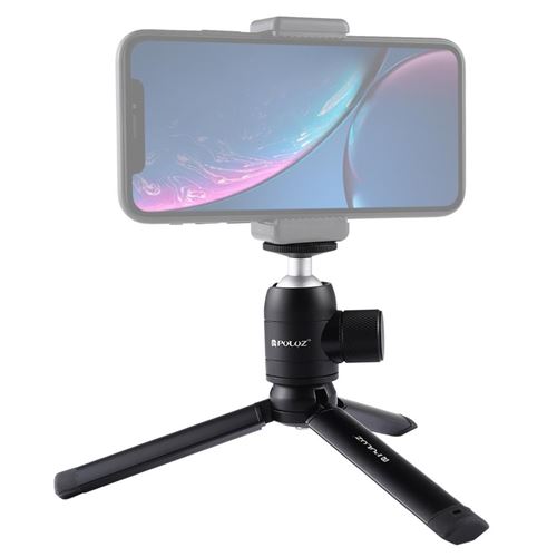 Générique Noir Puluz Mini Pocket Métal Bureau Trépied Pour Dji Osmo Action Mk4226 - Image 1
