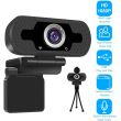 Webcam HD 1080P - Caméra Web PC USB, 720P Capteur CMOS, avec Microphone Intégré pour l'appel vidéo
