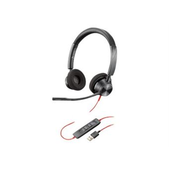 Poly Blackwire 3320 - 3300 Series - micro-casque - sur-oreille - filaire - USB - 1