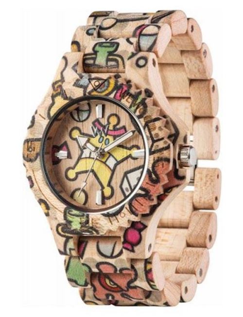 WEWOOD Date Woop Sweetstar Beige - Montre homme en bois