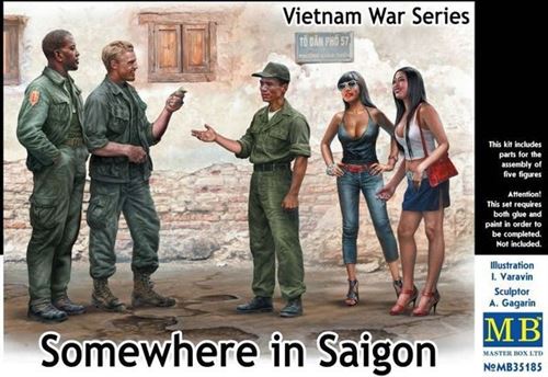 Somewhere In Saigon,vietnam War Series - 1:35e - Master Box Ltd.