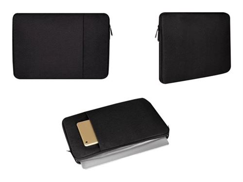 DLH Universal DY-HC4300 - Étui pour tablette / notebook - tissu - noir - jusqu'à 13,3