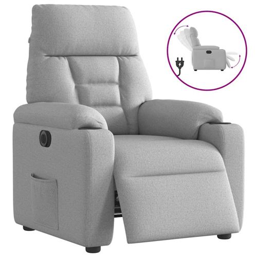 Vidaxl Gris Fauteuil Électrique - Nuage - Image 3