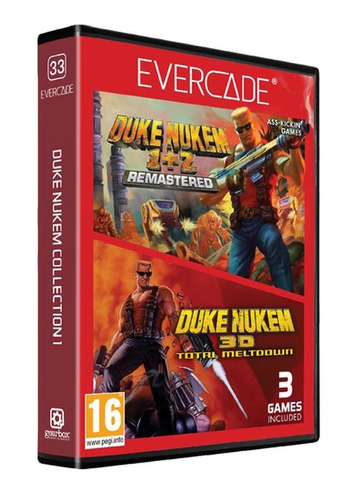 Blaze Evercade Duke Nukem Collection 1 Cartouche Evercade Numéro 33