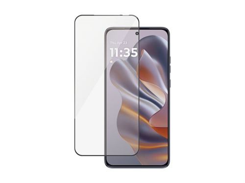 PanzerGlass - Protection d'écran pour téléphone portable - coupe ultra-large - verre - couleur de cadre noir - pour Motorola Edge 50 Neo