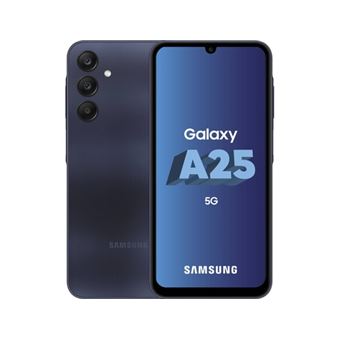 Samsung Galaxy A25 5G 6Go/128Go Noir (Brave Black) Double SIM SM-A256B
