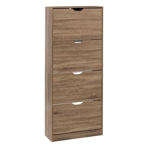 Non Communiqué Marron Range Chaussures 4 Abattants Naturel 5Five
