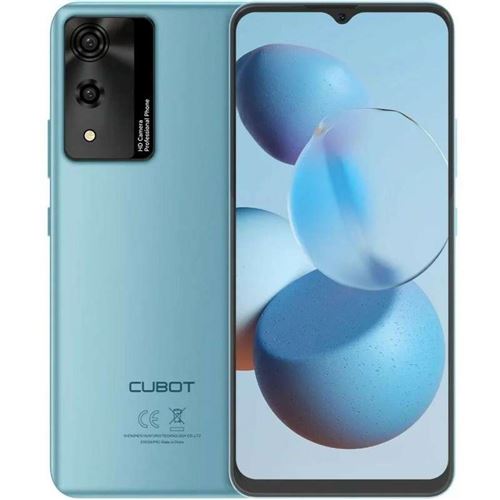 Smartphone Cubot A10 bleu 6.56 RAM 4 Go stockage 128 Go
