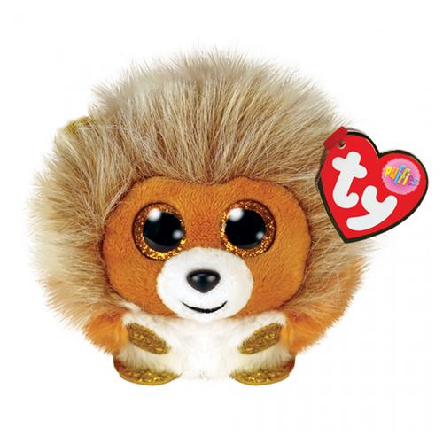 Ty Marron Animal En Peluche Puffies Caesar Le Lion