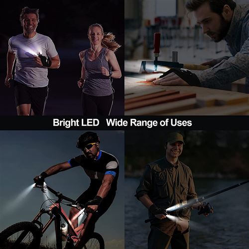 Generic Gants de lampe de poche rechargeables, sans doigts, éclairage LED à  prix pas cher