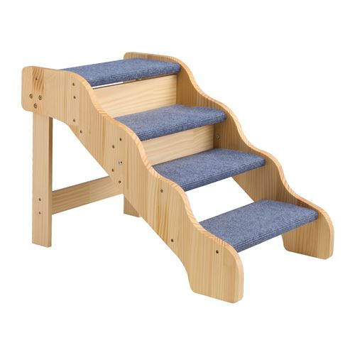Comparer les prix de VEVOR Escalier Pour Chien en Bois Capacité 68kg Caoutchouc Antidérapants Empêchent