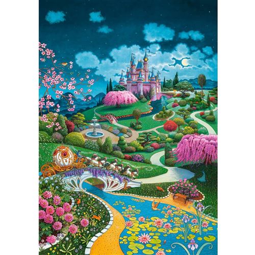 Puzzle 1000 pièces : Le Château de Cendrillon Castorland