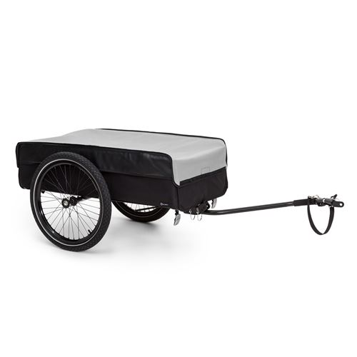 Meilleurs prix pour KLARFIT Companion remorque de transport L Diable remorque vélo 40 kg / 50 L Gris