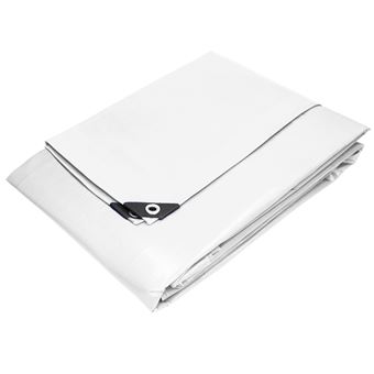 ECD Germany Bâche de Protection Imperméable à l'Eau avec Oeillets - 8x12 m 96m² 260 g/m²