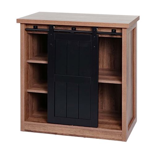 Mendler - Commode - Industriel - Bois et Métal - Brun - 84x80x40cm - Image 3
