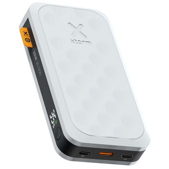 Batterie Externe Xtorm Fuel 5 Series 35W, 20 000mAh, 2x USB-C PD / 1x USB-A, Adapté aux voyages en avion, Compatible pour Samsung ou Android et iPhone ou Apple, Dusk White