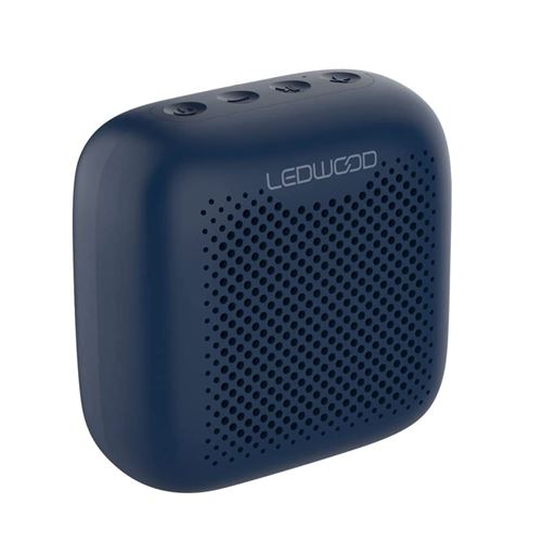 Enceinte Bluetooth Ledwood Robuste Bleu