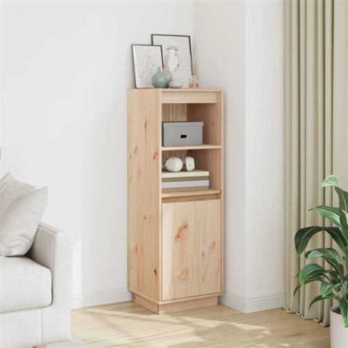 Vidaxl Buffet Haut - Bois De Pin - Image 3