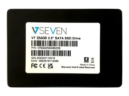 V7 - SSD - 256 GB - bulkpakket - intern - 2.5 - SATA 6Gb/s