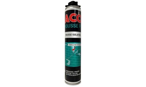 Aco dpu750a aco mousse mastic expansive polyurethane, pistolable, isolation & remplissage, 750ml