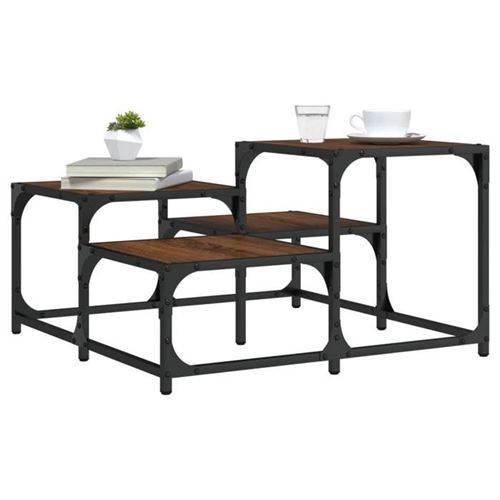 Vidaxl Marron Table Basse - Chêne - Image 3