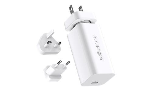 Innergie PowerGear 60C - International - adaptateur secteur - CA 100-240 V - 60 Watt - blanc