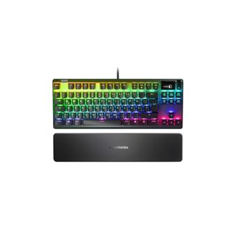 Clavier Mécanique Gaming rétroéclairé sans fil SteelSeries Apex Pro TKL Bluetooth Noir