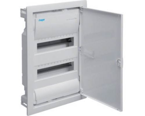 Armoire de distribution encastré Hager VU24NC Nombre de divisions = 24 Nbr de rangées = 2