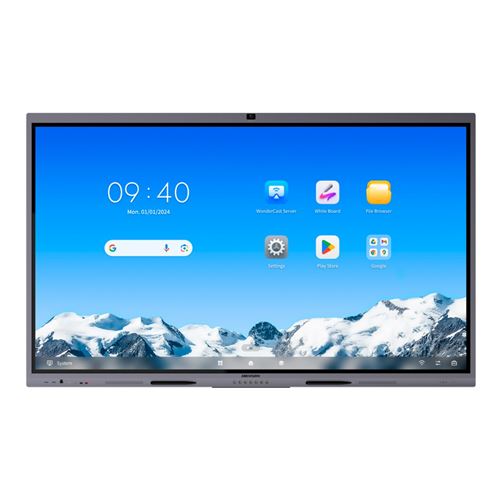 HIKVISION Moniteur Interactif  75"" Tactile Dled 4k 60hz Gris