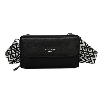 Petit Sac Sac A Main Noir Gallantry Sac Bandoulière Portefeuille