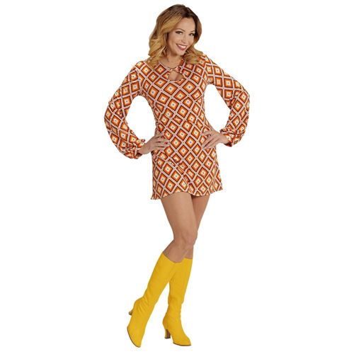  D&eacute;guisement Groovy R&eacute;tro Ann&eacute;es 70 Femme Large