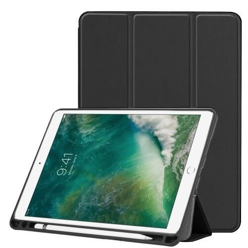 Casecentive Smart Cover Coque iPad Air 10.5 / Pro 10.5 noir - 8944688062689