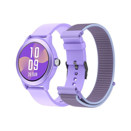 SPC SMARTEE DUO VIVO - Montre connectee turquoise bracelet extra, 1.27”, appels Bluetooth