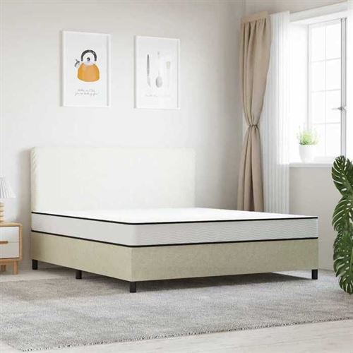  Vidaxl - Matelas &agrave; ressorts bonnell moyen 180x200 cm