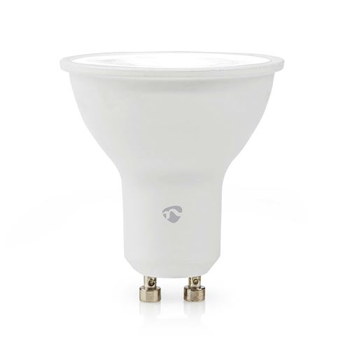Ampoule SmartLife toute couleur Nedis ZBLC10GU10 Blanc