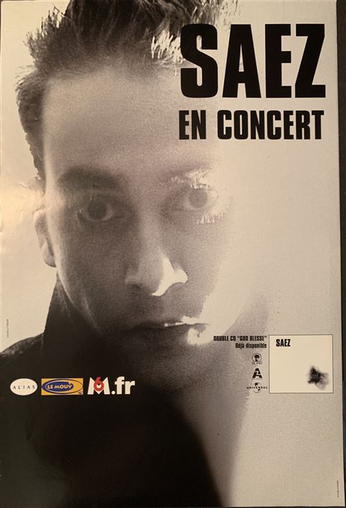 SAEZ - God Blesse - 40x60cm - Affiche