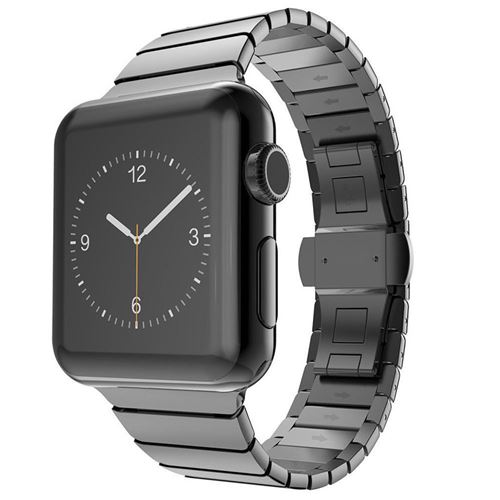 Bracelet en métal maillon noir pour votre Apple Watch Series 4 40mm
