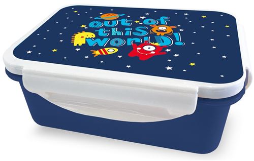 Arditex espace bac à pain 16 x 12 x 6,5 cm bleu foncé/blanc