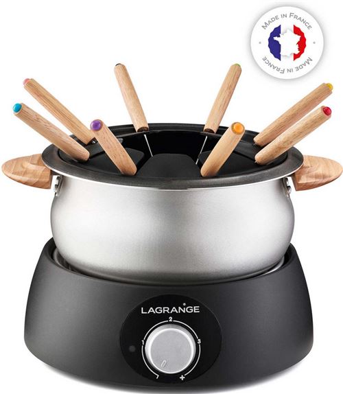Lagrange Classic - Fondue - 1.5 litres - 900 Watt - bois clair